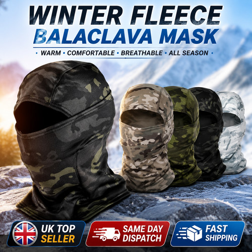 Winter fleece balaclava mask - fleece,