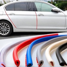 5M Car Door Edge Guard Rubber Strip Scratch Protector Moulding Adhesive
