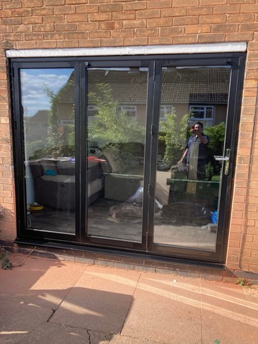 Aluminium fold doors - doors, with