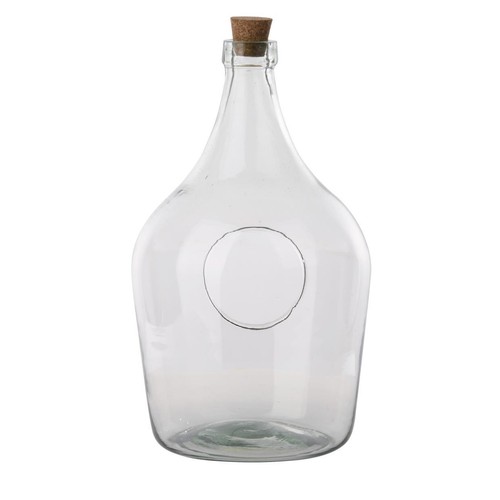 Recycled glass terrarium - glass,