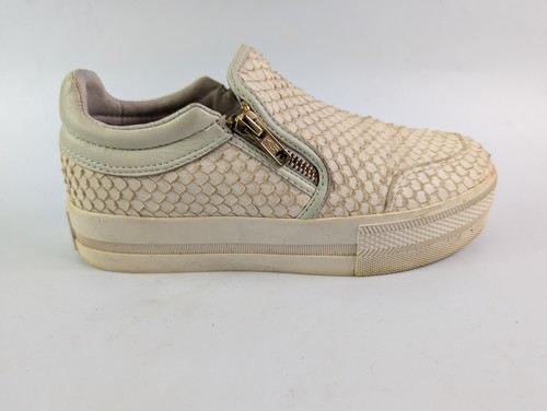 Ash snakeprint leather slip - leather, on