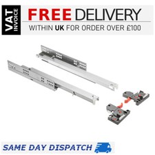 Soft close drawer runners - close,