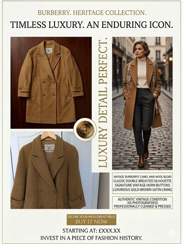 Vintage burberry double - vintage, burberry’s