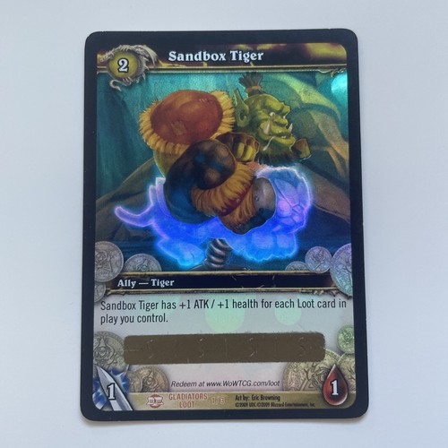 Sandbox tiger loot - sandbox, card