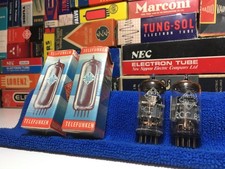 2x Vintage Telefunken ◇Diamond 7DJ8 PCC88 /Grail 6DJ8 6922 Sub /RodeMicK2NTK