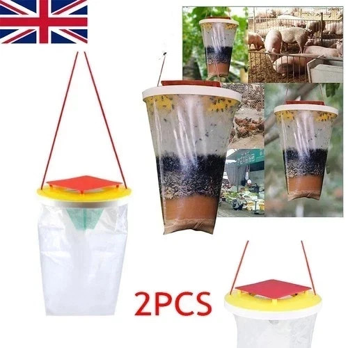 Red top fly trap - red, bag