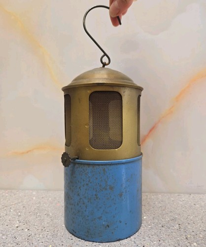 Vintage paraffin heater - blue,