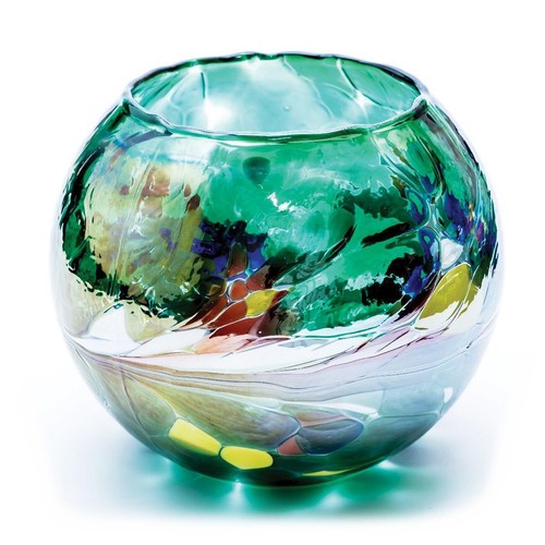 Tea light holder colourful - tea,