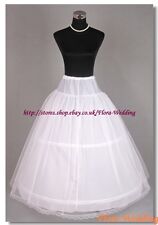 2-HOOP 1 NET PROM CRINOLINE/BRIDAL PETTICOAT/SKIRT,S-XL