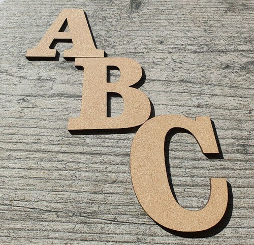 Wooden letters large small - letters,