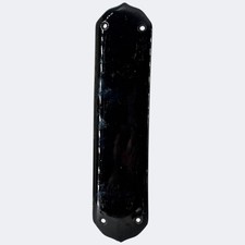 Vintage Black Ceramic Door