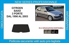 Citroen Saxo 3 P Glass Darkening Films 1996 to 2003 Window Kit