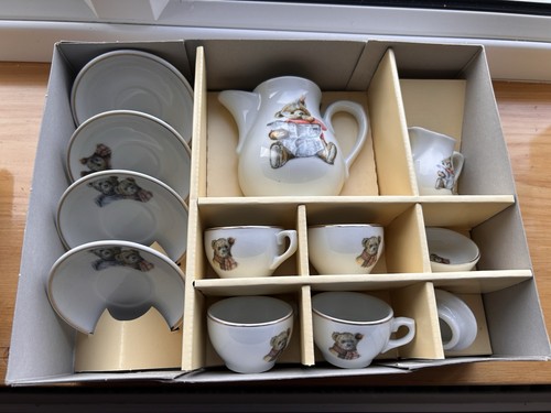 Steiff dolls china tea set - dolls,