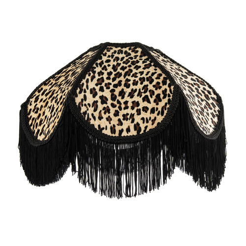 Leopard print velvet - print,