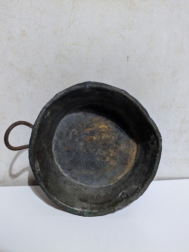 Antique copper tinned - copper, pan