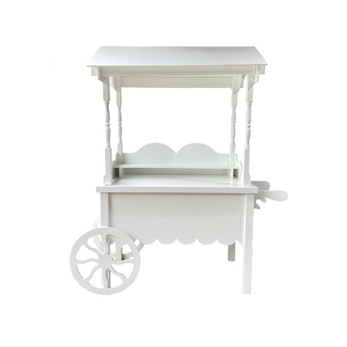 Traditional white candy - candy, cart