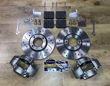 FORD MK1 ESCORT FRONT DISC CONVERSION KIT INC AP M16 STYLE SOLID CALIPERS RACE