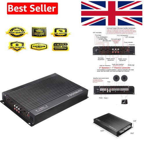 Channel audio power - 4-channel,