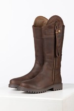 Ladies Mid Calf Leather Boots