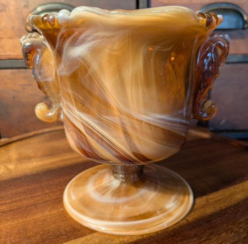 Vintage imperial glass - imperial, brown