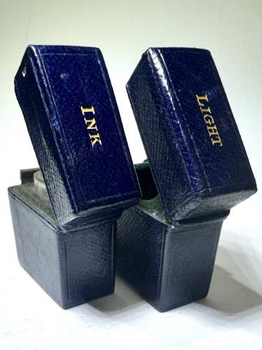 Vintage blue leather - vintage,