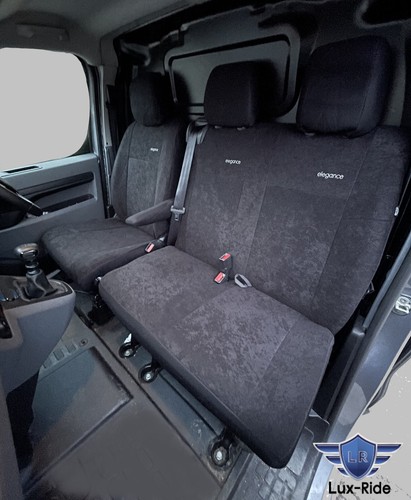 Tailored front seat covers - front, for