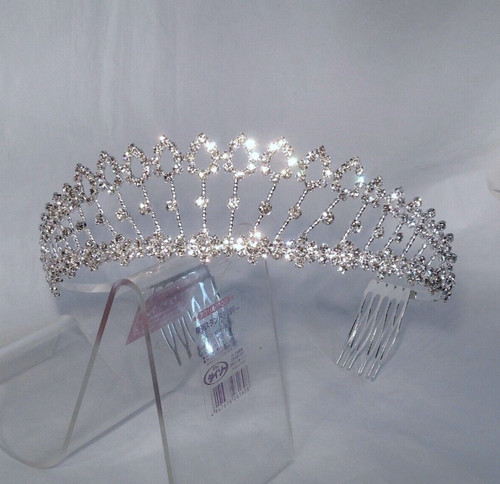 White sparkling crystal bridal - white,