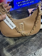 Marc Jacobs Tan & Gold Shoulder Bag