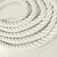 10 mm thick Premium Quality Natural Soft Cotton Rope Cord Twisted Twine Macrame