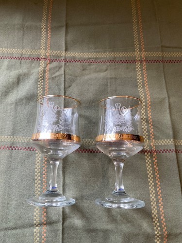Wine glasses royal wedding - wine,