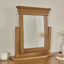 French Louis Oak Dressing Table Mirror - Bedroom -Dressing Room- FL11