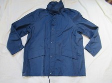 Mens XL British Air Force Blue Jacket parka raincoat waterproof wet military v2