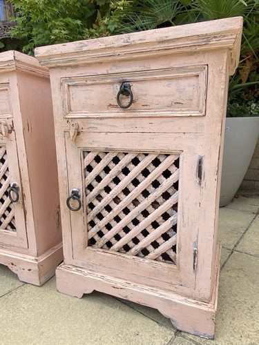 Rustic pair vintage pink - of,