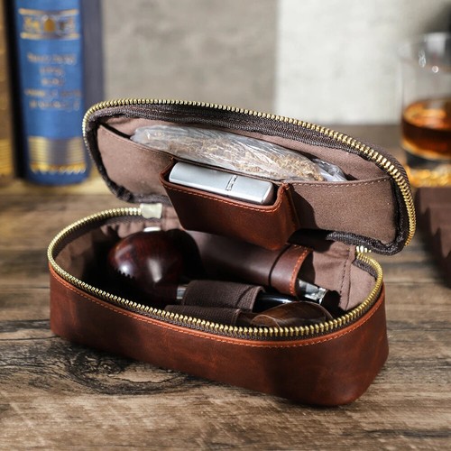 Genuine leather tobacco - genuine,