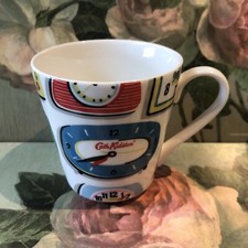 Cath Kidston clocks mug By Churchill- 9cm Tall - Kitsch Home ware Coffee Mug