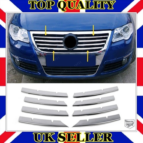 Chrome front grill pcs - 8,