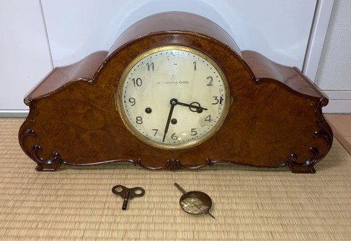 Antique german key wind - antique, chime