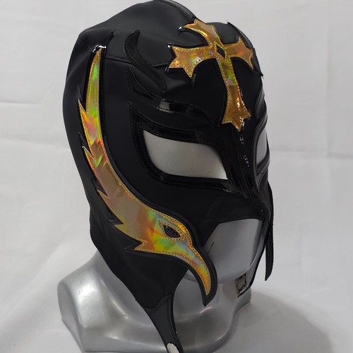 Black gold wrestling - black, mask