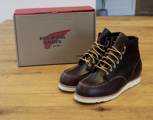 Red wing classic moc toe - red,