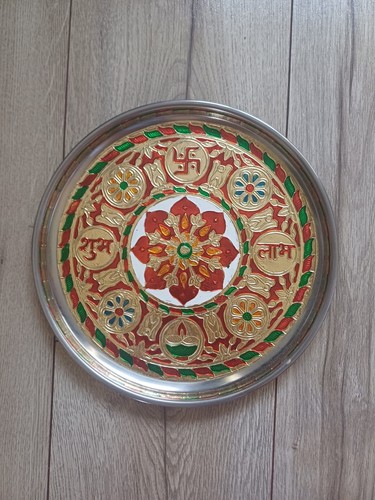Decorative indian pooja thali - decorative,