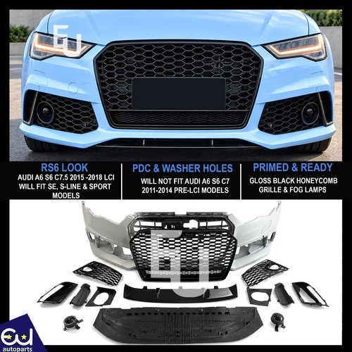 Rs6 look front bumper - look,