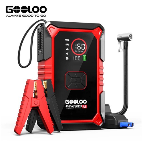 Gooloo 4000a car jump starter - gooloo,