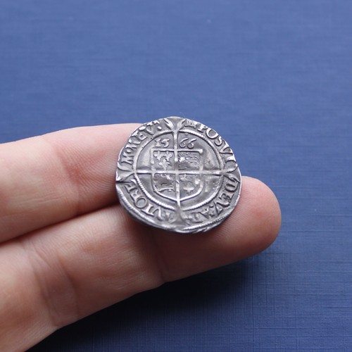 Hammered silver coin elizabeth - coin,