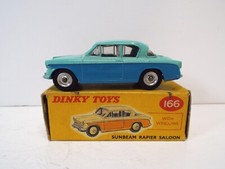 DINKY 166 SUNBEAM RAPIER SALOON WITH GLASS TWO TONE ORIGINAL BOXED (L200)