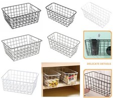 Storage Basket Metal Wire