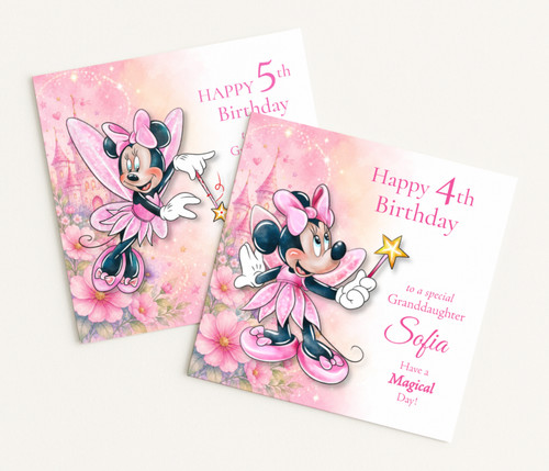 Minnie mouse birthday card - ,