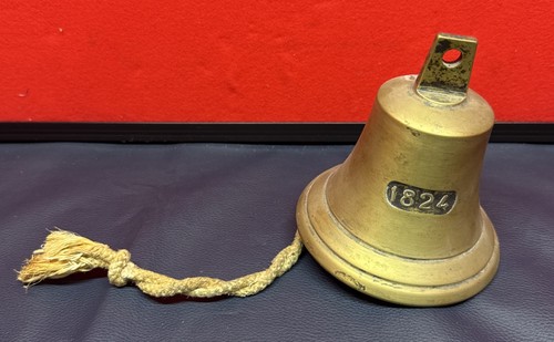 Brass anchor wall mounted bell - brass, wall-mounted