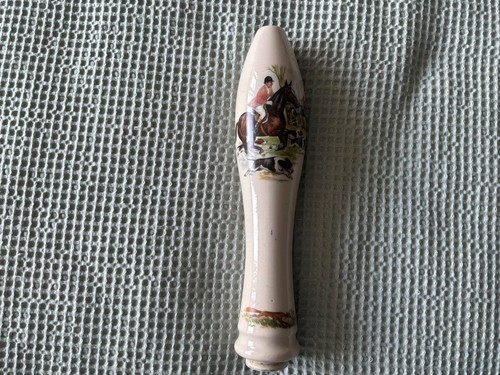 Fox hunting scene ceramic - scene,