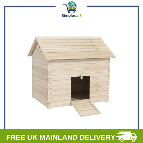 Wooden duck house for 4 - duck, 2-4