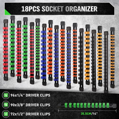 Pcs socket rail - 18, storage